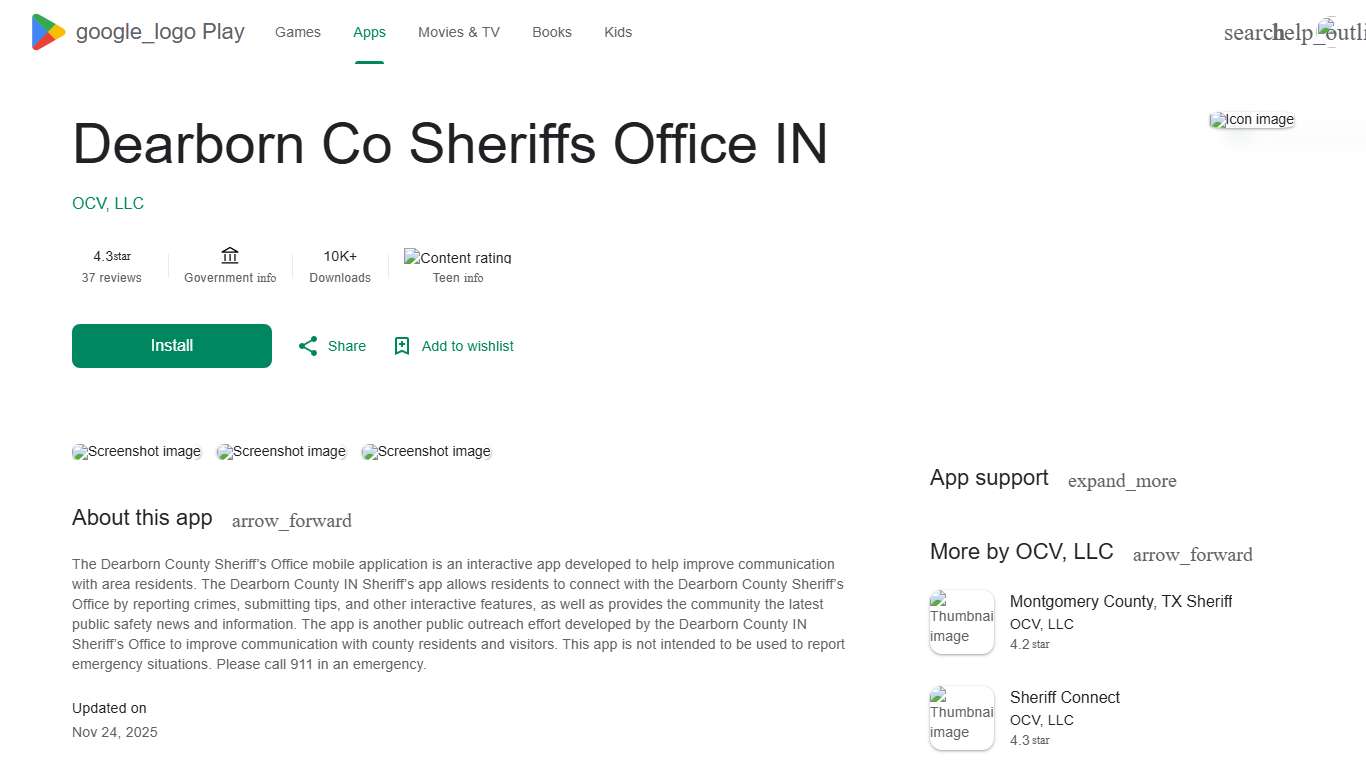 Dearborn Co Sheriffs Office IN - Apps on Google Play