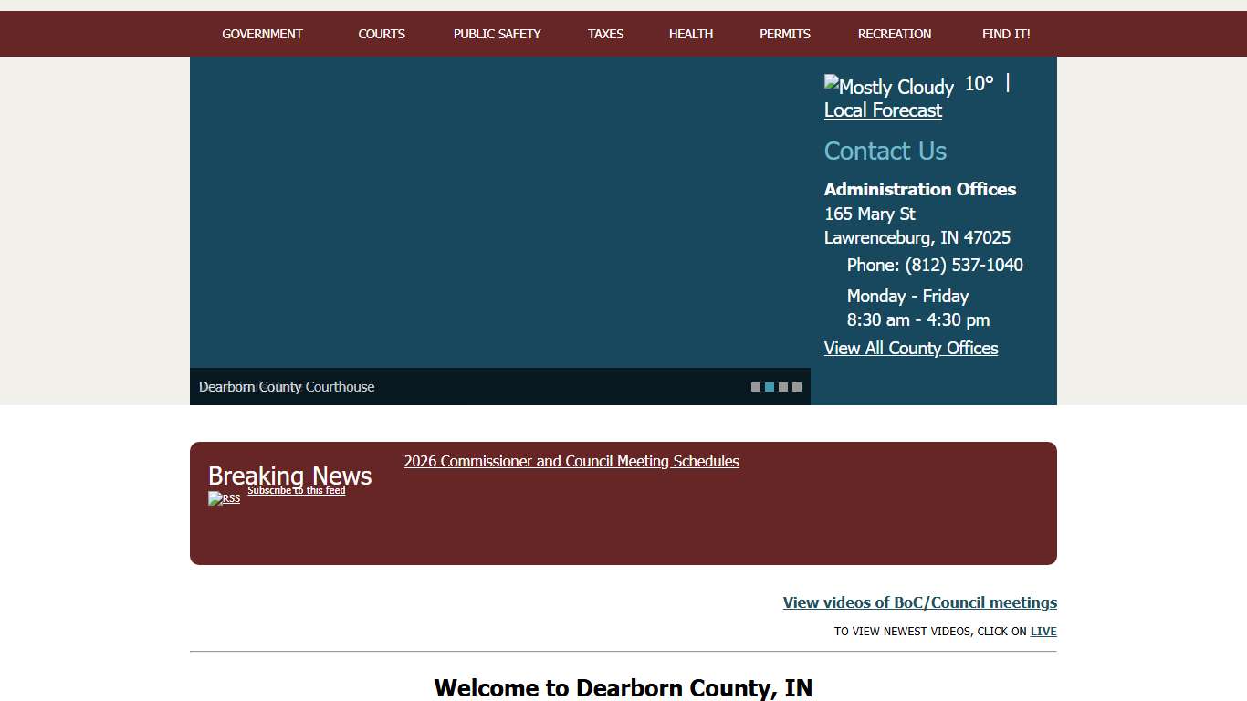 Home / Dearborn County, Indiana